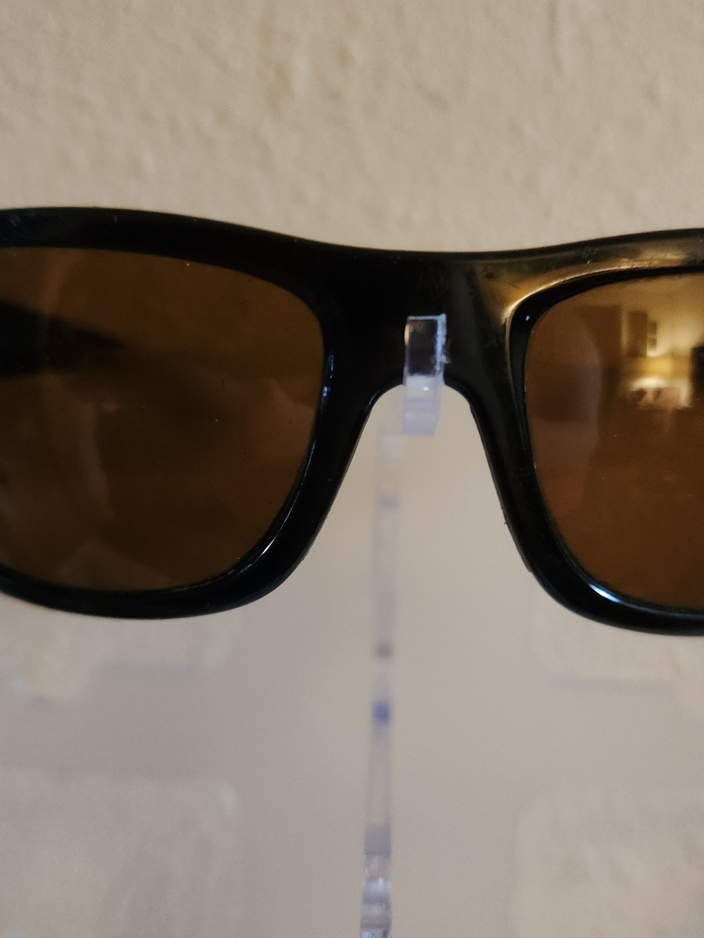 Ray-Ban Black Frame Sunglasses with Brown Lenses